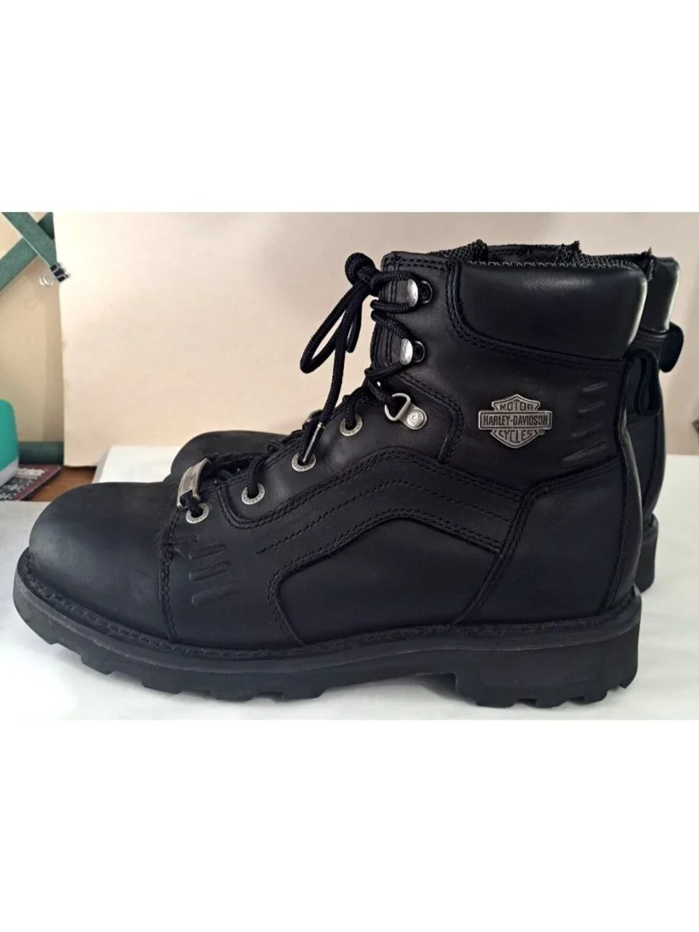 Harley Davidson Men's 10M Black Motorcycle Boots D96056